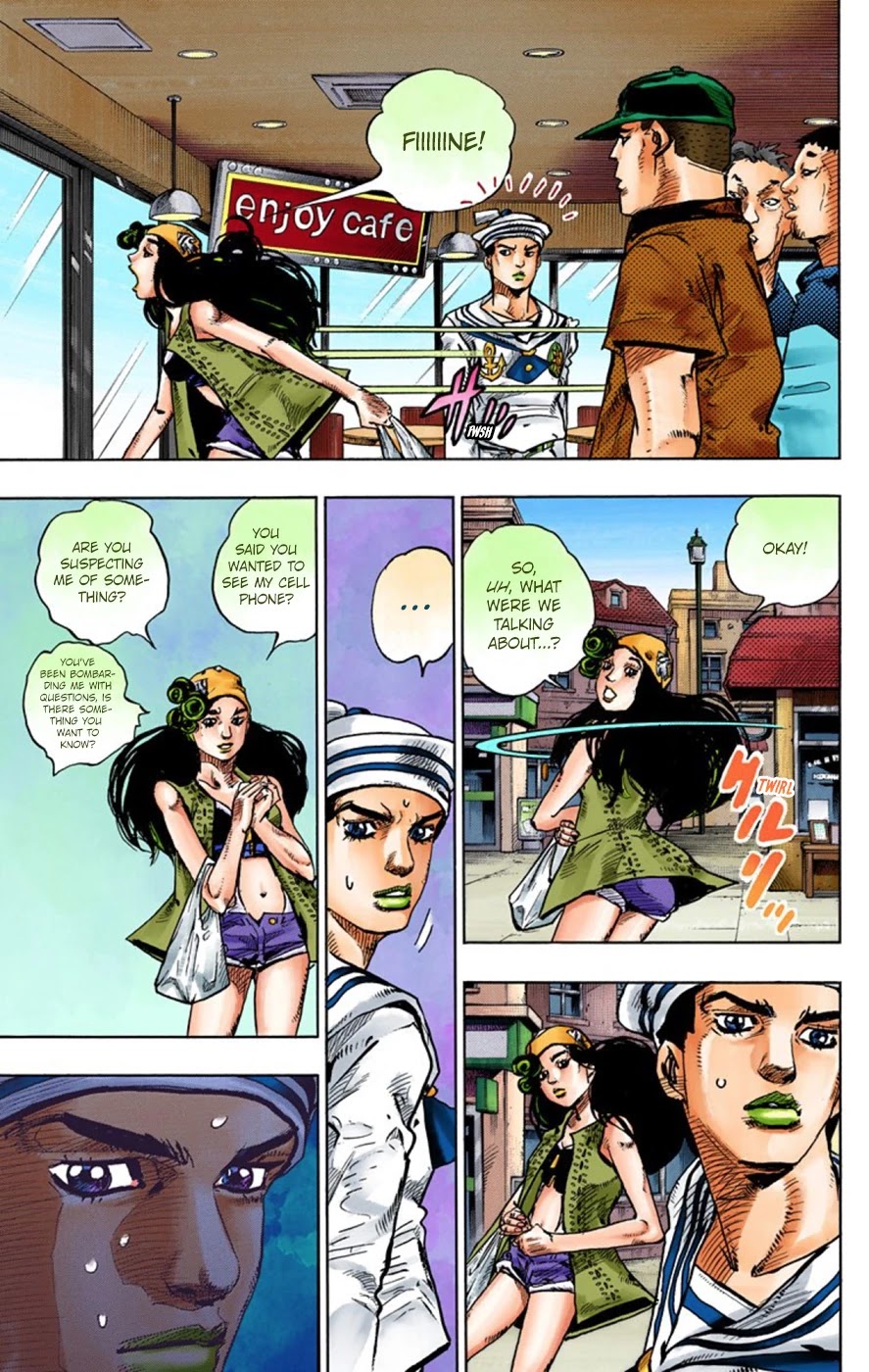 JoJo's Bizarre Adventure Part 8 - JoJolion (Official Colored) Chapter 44 page 19 - Chapter 44: Love Love Deluxe Part 2