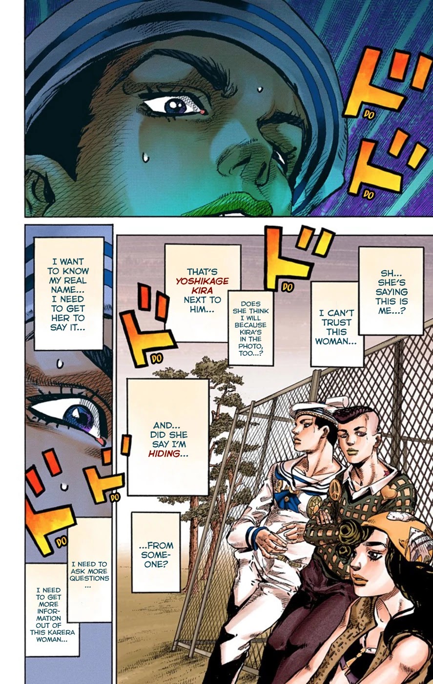 JoJo's Bizarre Adventure Part 8 - JoJolion (Official Colored) Chapter 44 page 23 - Chapter 44: Love Love Deluxe Part 2