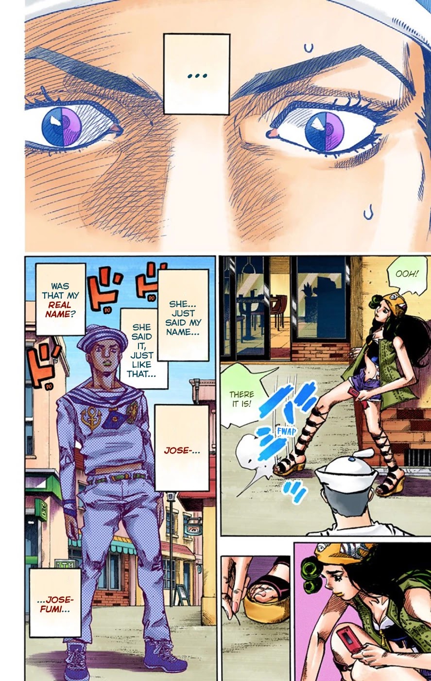 JoJo's Bizarre Adventure Part 8 - JoJolion (Official Colored) Chapter 44 page 25 - Chapter 44: Love Love Deluxe Part 2