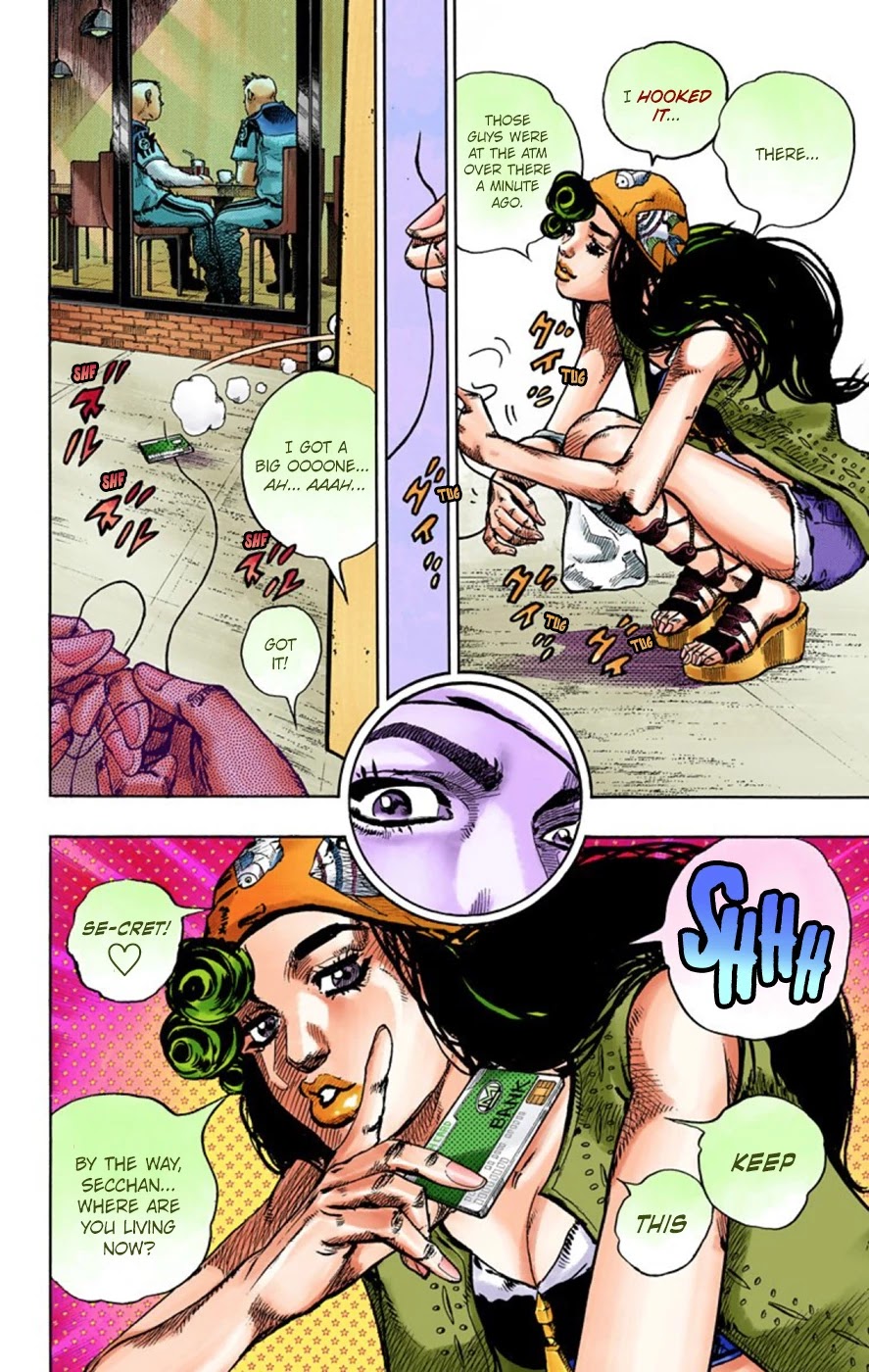 JoJo's Bizarre Adventure Part 8 - JoJolion (Official Colored) Chapter 44 page 27 - Chapter 44: Love Love Deluxe Part 2