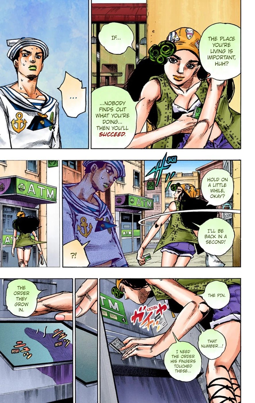 JoJo's Bizarre Adventure Part 8 - JoJolion (Official Colored) Chapter 44 page 28 - Chapter 44: Love Love Deluxe Part 2