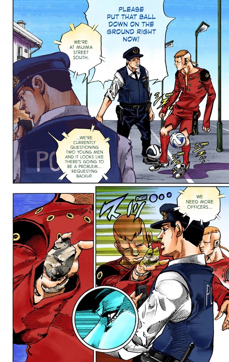 JoJo's Bizarre Adventure Part 8 - JoJolion (Official Colored) Chapter 44 page 36 - Chapter 44: Love Love Deluxe Part 2