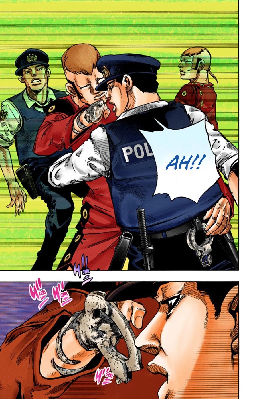 JoJo's Bizarre Adventure Part 8 - JoJolion (Official Colored) Chapter 44 page 37 - Chapter 44: Love Love Deluxe Part 2