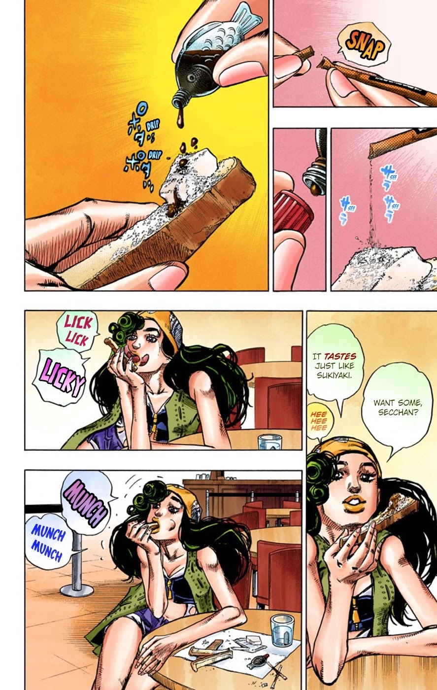 JoJo's Bizarre Adventure Part 8 - JoJolion (Official Colored) Chapter 44 page 6 - Chapter 44: Love Love Deluxe Part 2