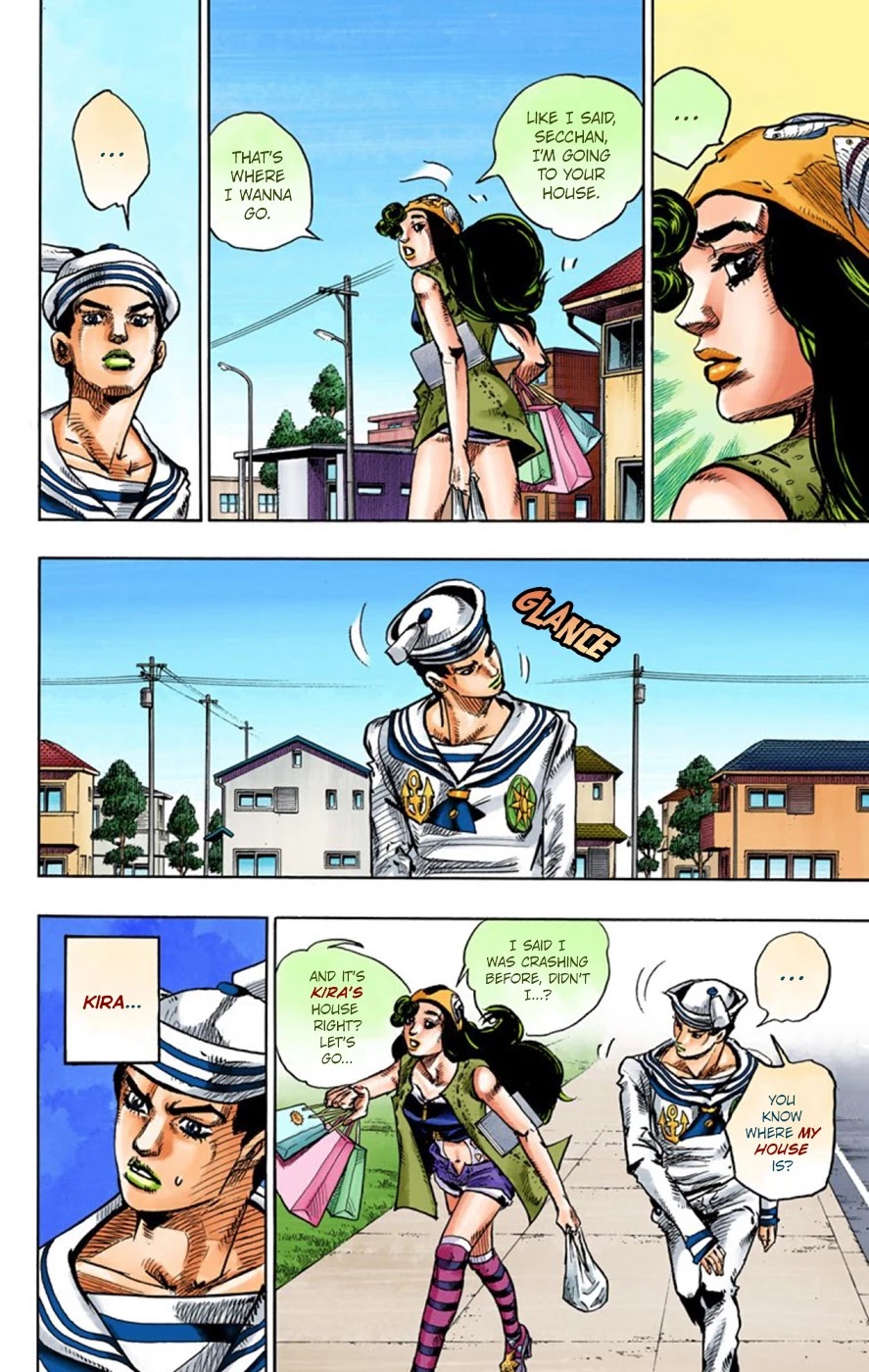 JoJo's Bizarre Adventure Part 8 - JoJolion (Official Colored) Chapter 45 page 10 - Chapter 45: Love Love Deluxe Part 3
