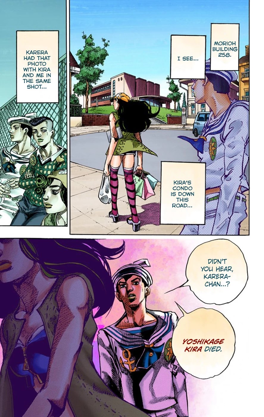 JoJo's Bizarre Adventure Part 8 - JoJolion (Official Colored) Chapter 45 page 11 - Chapter 45: Love Love Deluxe Part 3