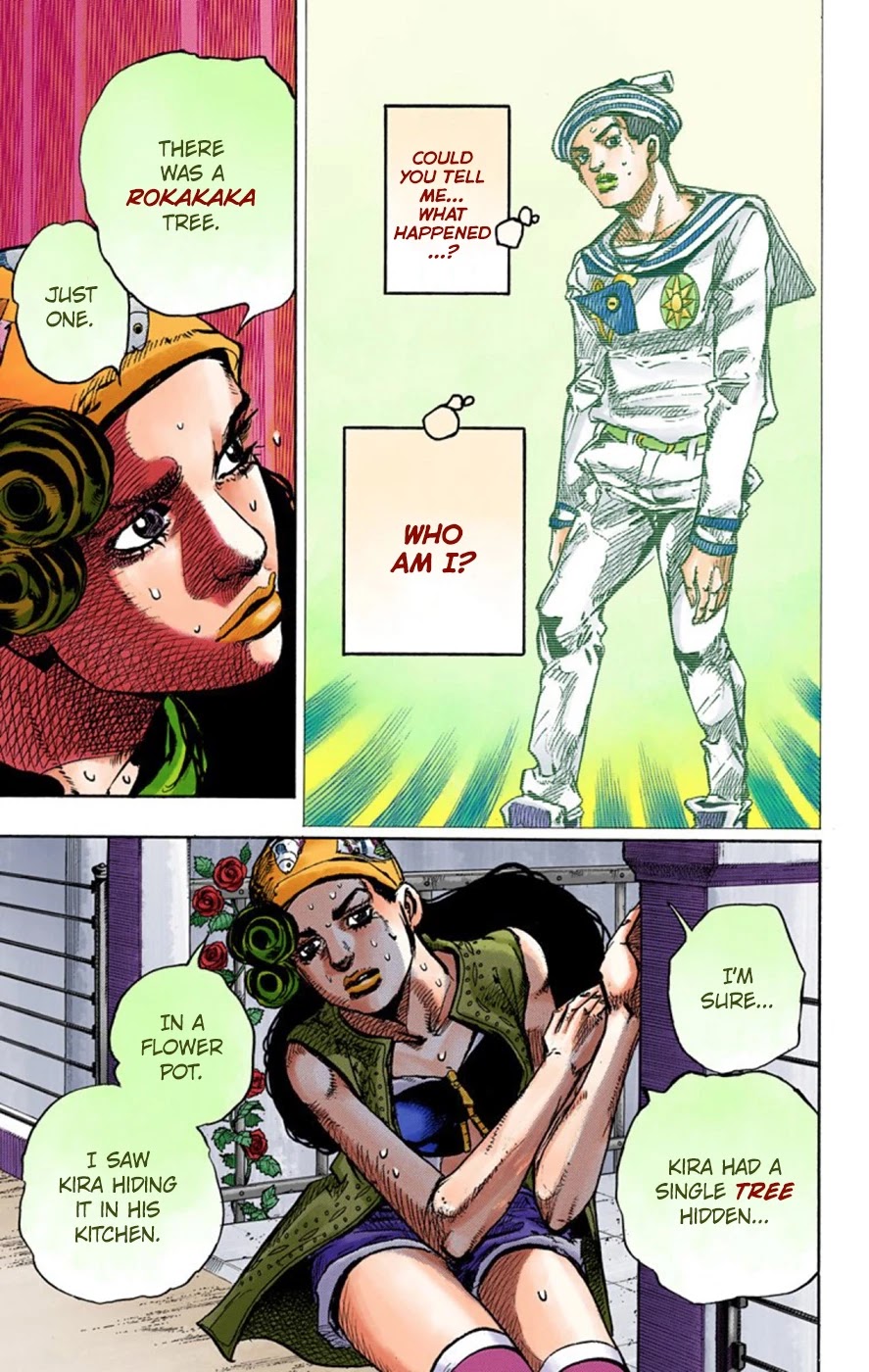 JoJo's Bizarre Adventure Part 8 - JoJolion (Official Colored) Chapter 45 page 17 - Chapter 45: Love Love Deluxe Part 3