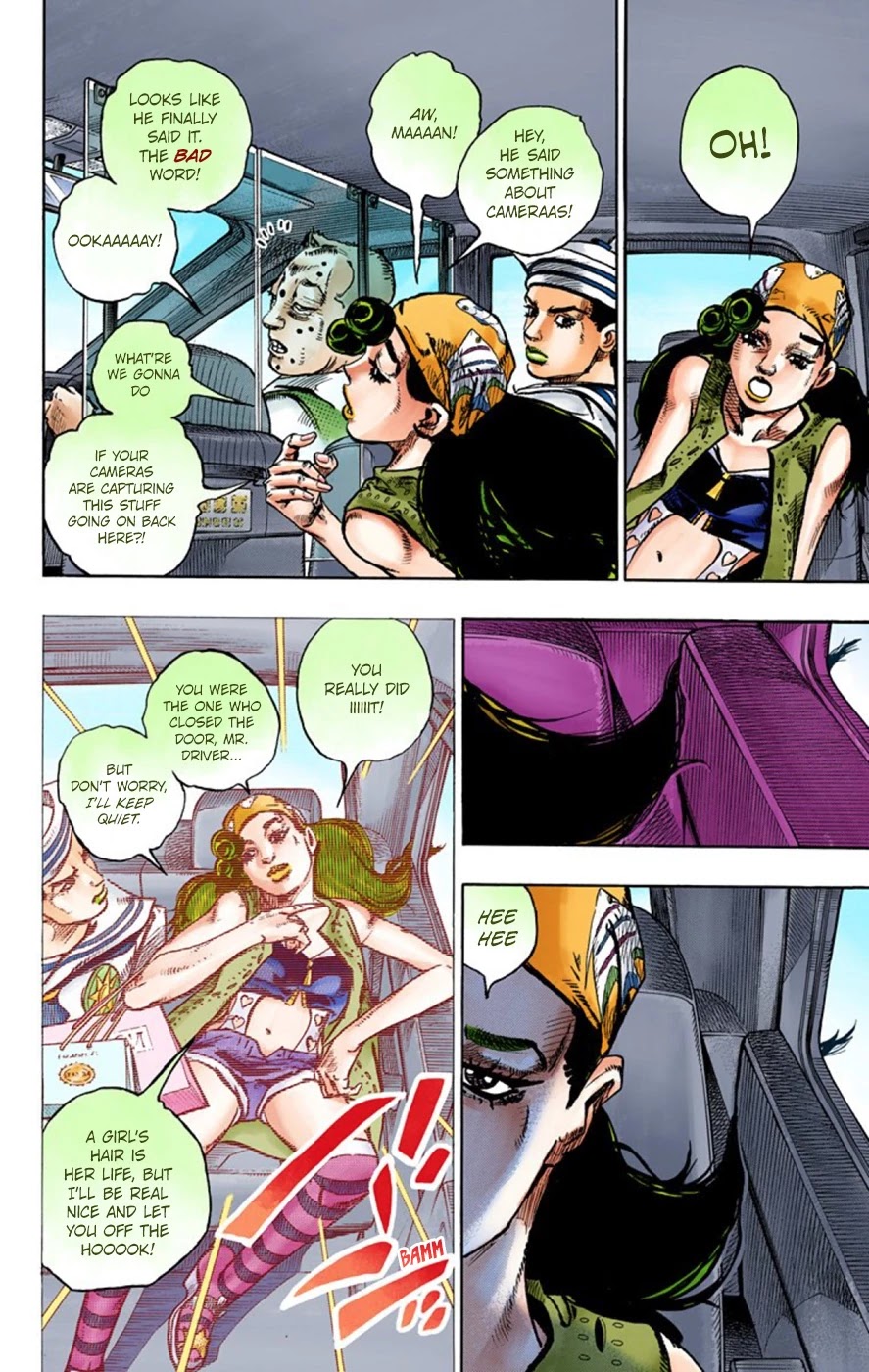 JoJo's Bizarre Adventure Part 8 - JoJolion (Official Colored) Chapter 45 page 8 - Chapter 45: Love Love Deluxe Part 3