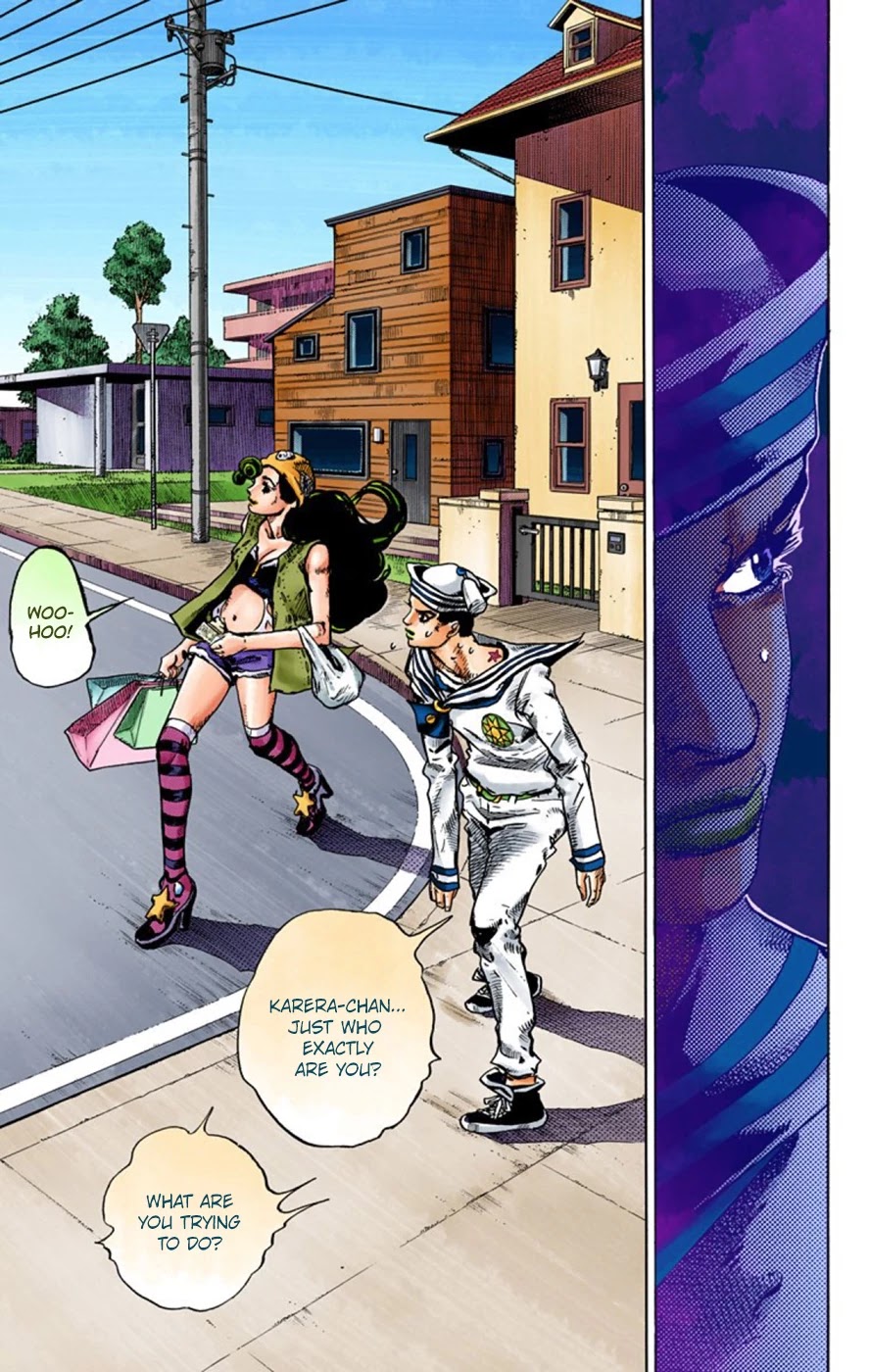 JoJo's Bizarre Adventure Part 8 - JoJolion (Official Colored) Chapter 45 page 9 - Chapter 45: Love Love Deluxe Part 3