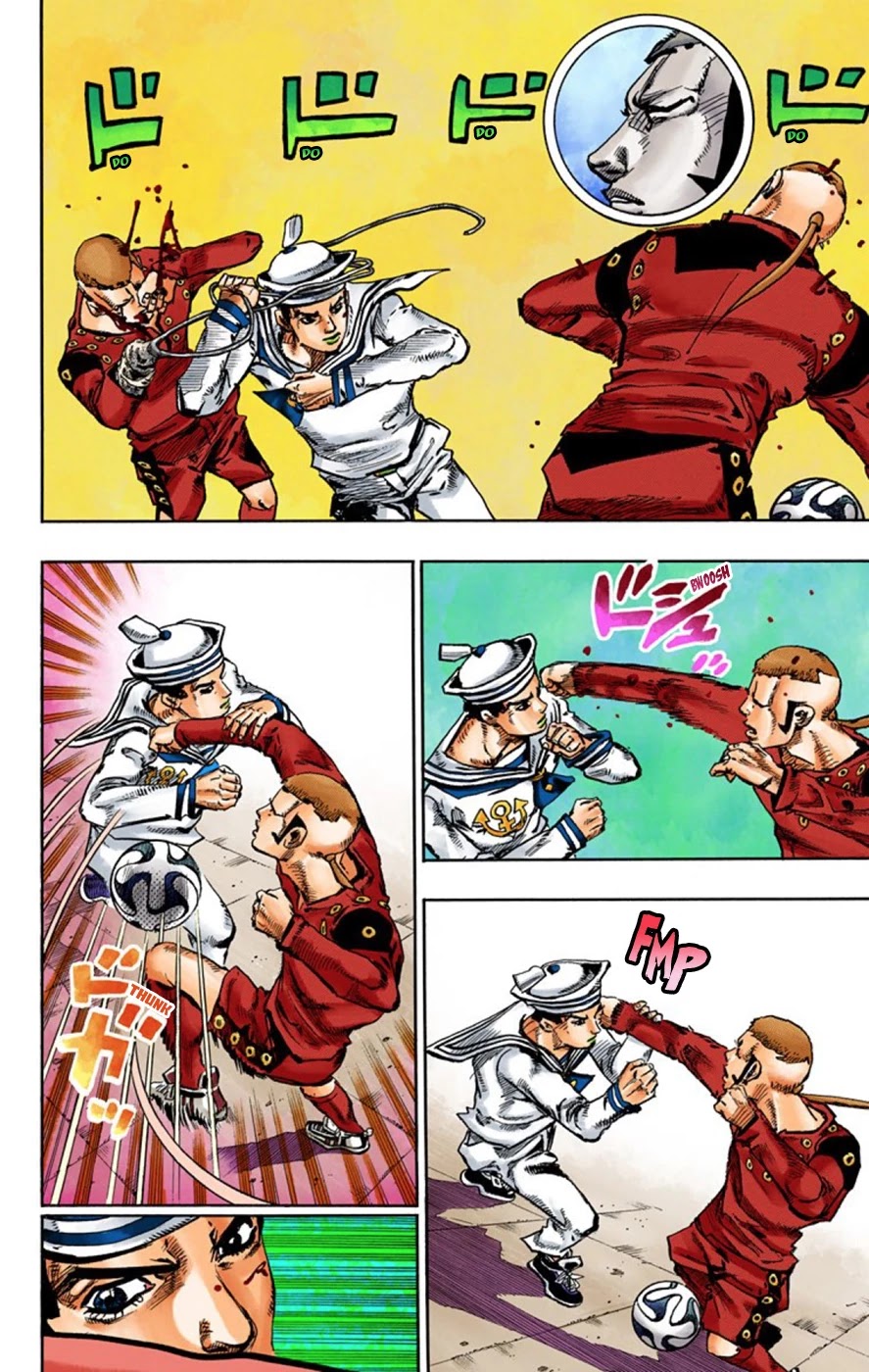 JoJo's Bizarre Adventure Part 8 - JoJolion (Official Colored) Chapter 46 page 12 - Chapter 46: Love Love Deluxe Part 4