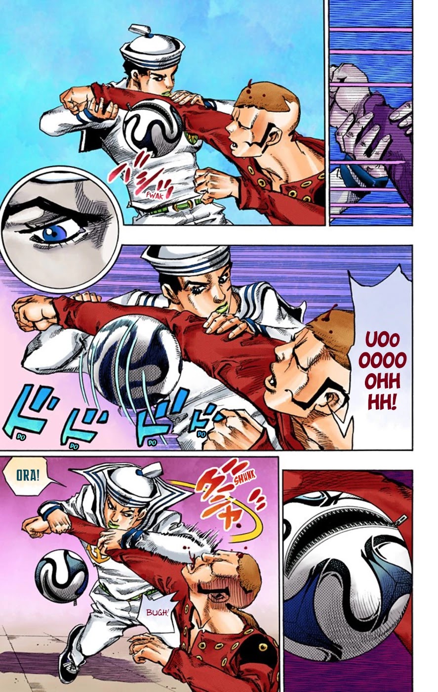 JoJo's Bizarre Adventure Part 8 - JoJolion (Official Colored) Chapter 46 page 13 - Chapter 46: Love Love Deluxe Part 4