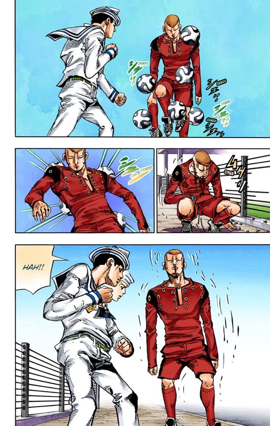 JoJo's Bizarre Adventure Part 8 - JoJolion (Official Colored) Chapter 46 page 16 - Chapter 46: Love Love Deluxe Part 4