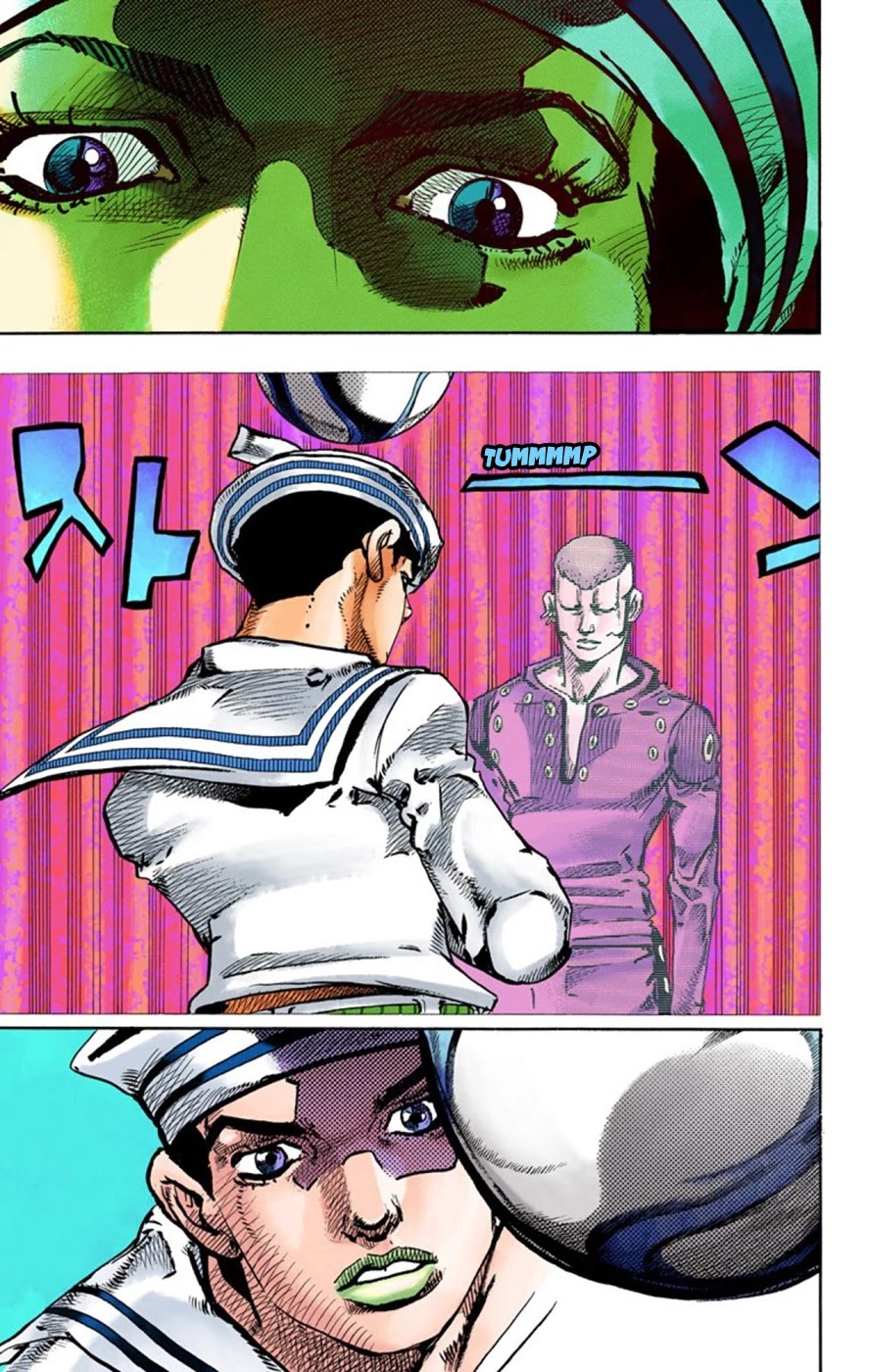 JoJo's Bizarre Adventure Part 8 - JoJolion (Official Colored) Chapter 46 page 17 - Chapter 46: Love Love Deluxe Part 4