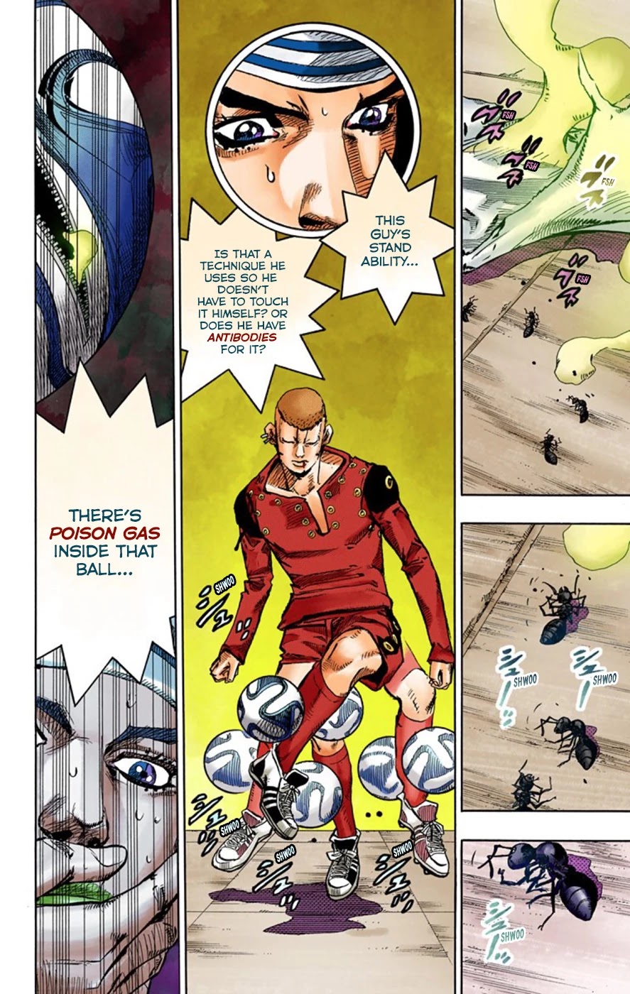 JoJo's Bizarre Adventure Part 8 - JoJolion (Official Colored) Chapter 46 page 22 - Chapter 46: Love Love Deluxe Part 4