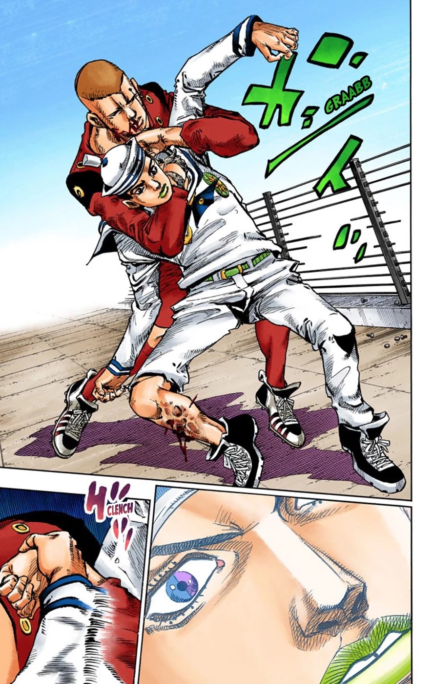 JoJo's Bizarre Adventure Part 8 - JoJolion (Official Colored) Chapter 46 page 23 - Chapter 46: Love Love Deluxe Part 4
