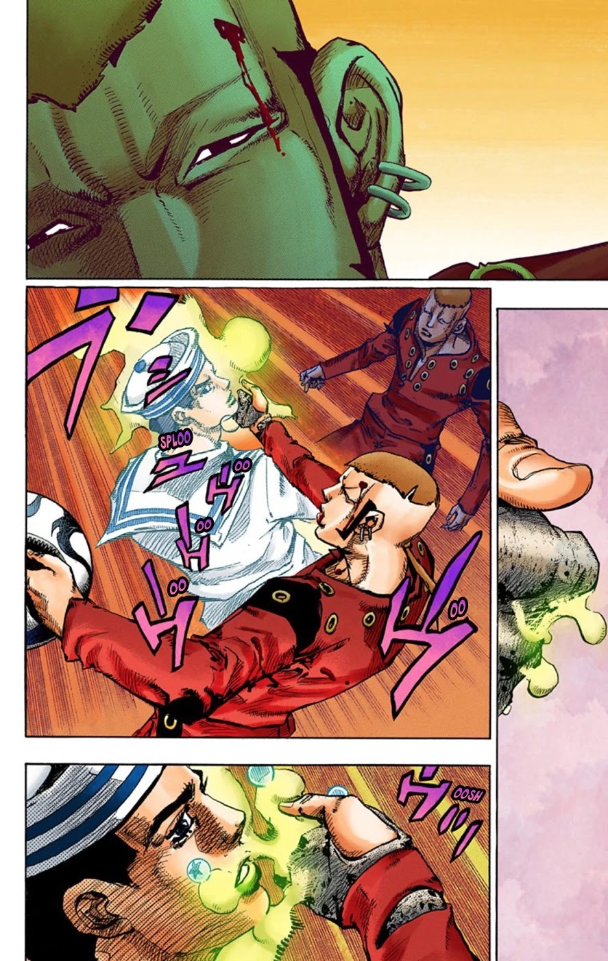 JoJo's Bizarre Adventure Part 8 - JoJolion (Official Colored) Chapter 46 page 27 - Chapter 46: Love Love Deluxe Part 4