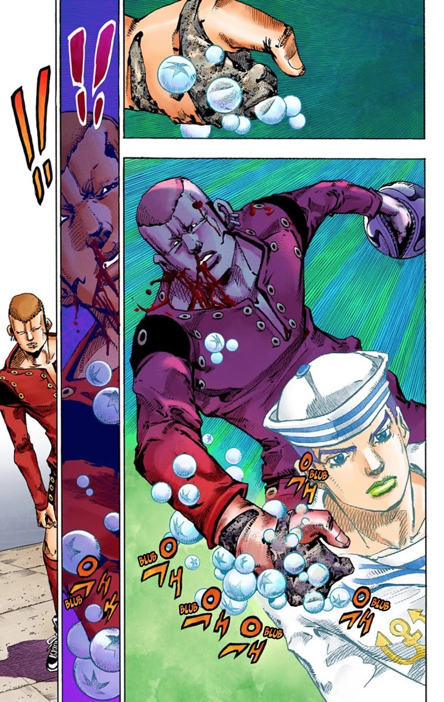 JoJo's Bizarre Adventure Part 8 - JoJolion (Official Colored) Chapter 46 page 28 - Chapter 46: Love Love Deluxe Part 4