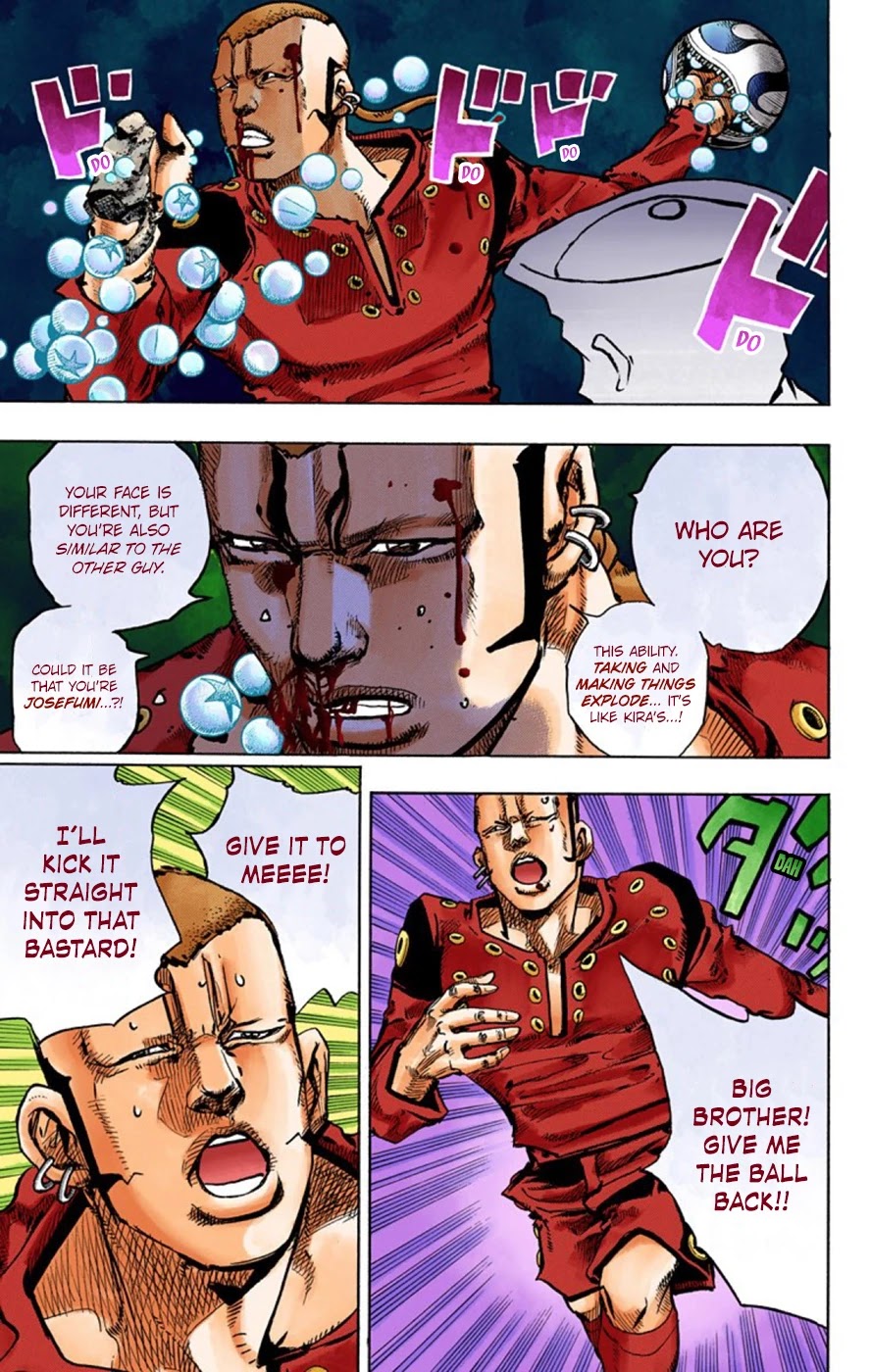 JoJo's Bizarre Adventure Part 8 - JoJolion (Official Colored) Chapter 46 page 30 - Chapter 46: Love Love Deluxe Part 4