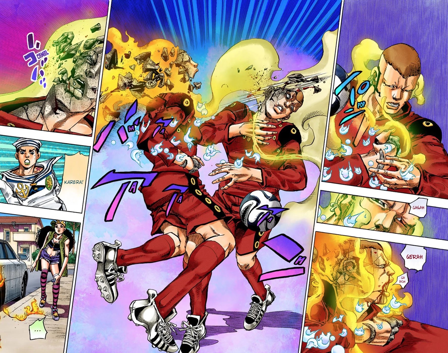 JoJo's Bizarre Adventure Part 8 - JoJolion (Official Colored) Chapter 46 page 34 - Chapter 46: Love Love Deluxe Part 4