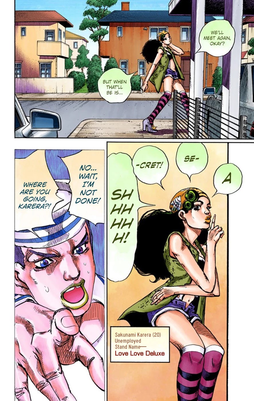 JoJo's Bizarre Adventure Part 8 - JoJolion (Official Colored) Chapter 46 page 36 - Chapter 46: Love Love Deluxe Part 4