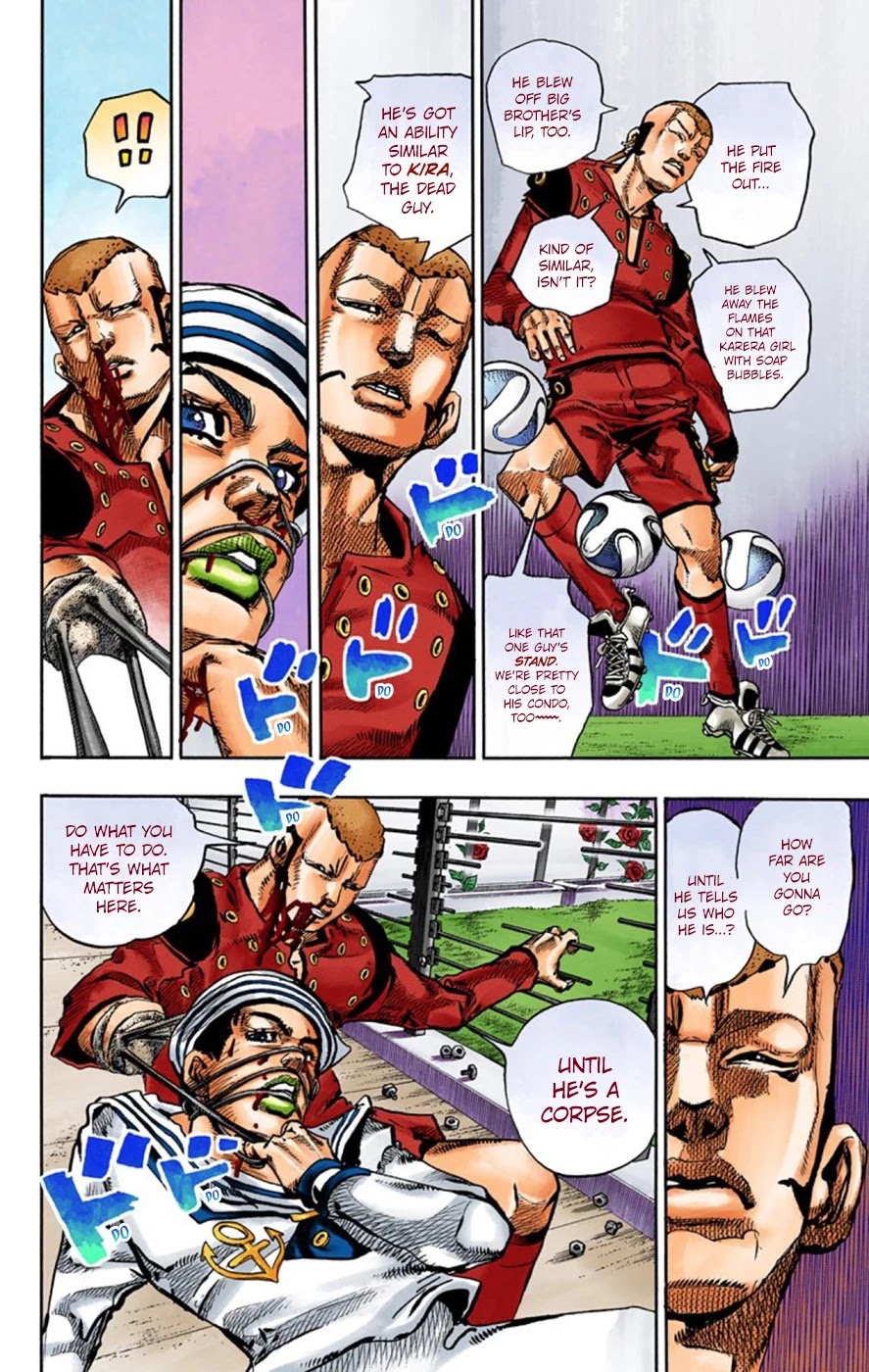 JoJo's Bizarre Adventure Part 8 - JoJolion (Official Colored) Chapter 46 page 8 - Chapter 46: Love Love Deluxe Part 4
