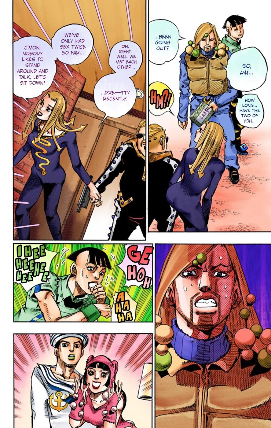 JoJo's Bizarre Adventure Part 8 - JoJolion (Official Colored) Chapter 47 page 26 - Chapter 47: Hato-chan Brought a Boyfriend Over Part 1