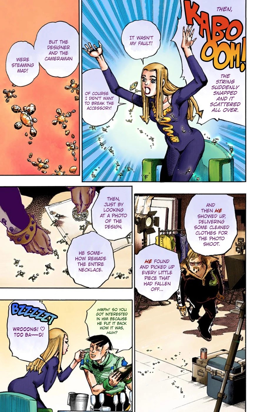 JoJo's Bizarre Adventure Part 8 - JoJolion (Official Colored) Chapter 48 page 14 - Chapter 48: Hato-chan Brought a Boyfriend Over Part 2