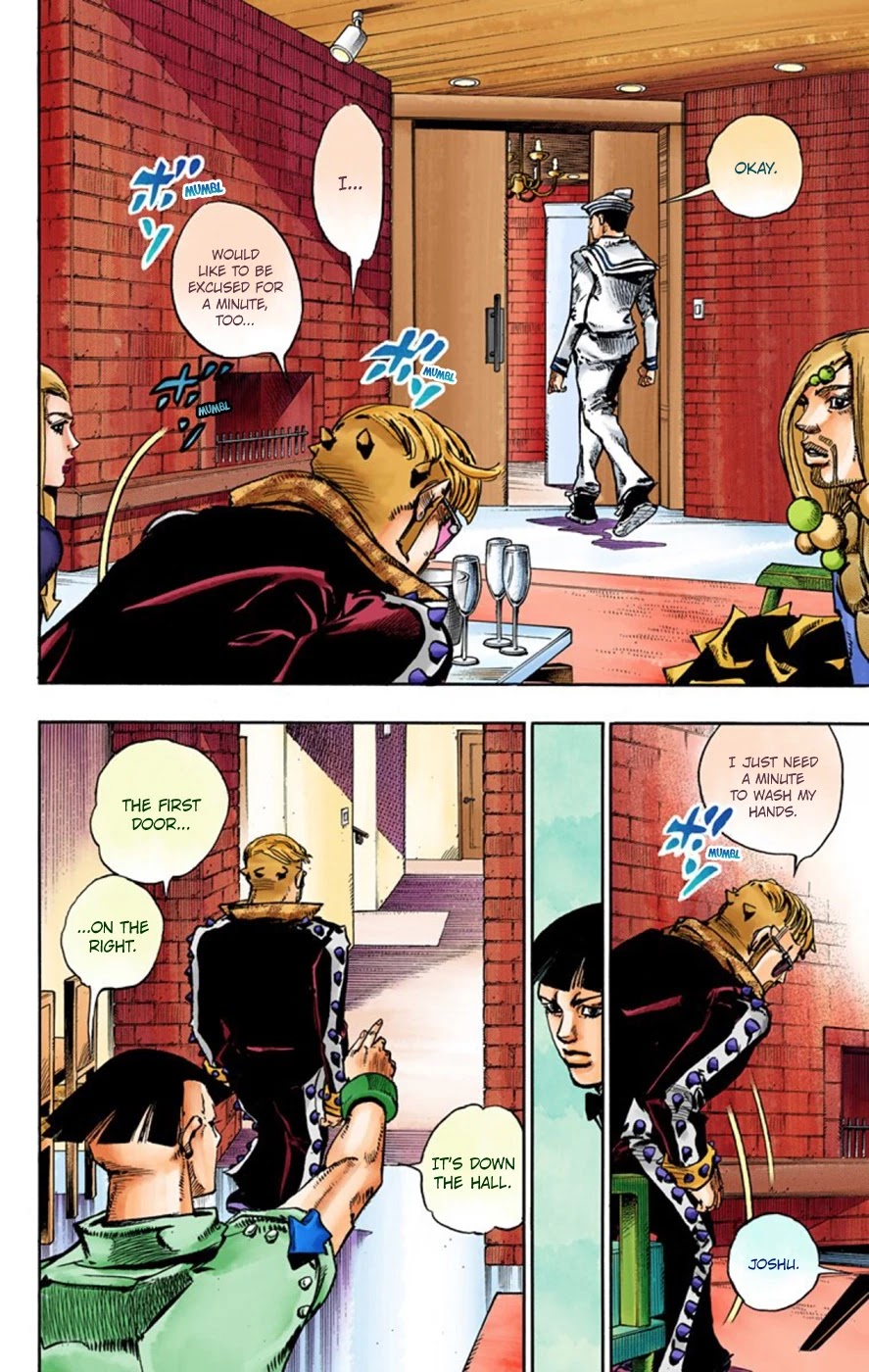 JoJo's Bizarre Adventure Part 8 - JoJolion (Official Colored) Chapter 48 page 17 - Chapter 48: Hato-chan Brought a Boyfriend Over Part 2