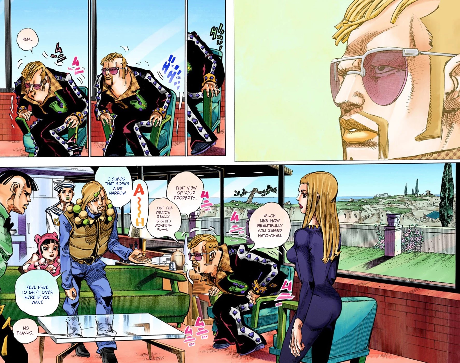 JoJo's Bizarre Adventure Part 8 - JoJolion (Official Colored) Chapter 48 page 2 - Chapter 48: Hato-chan Brought a Boyfriend Over Part 2