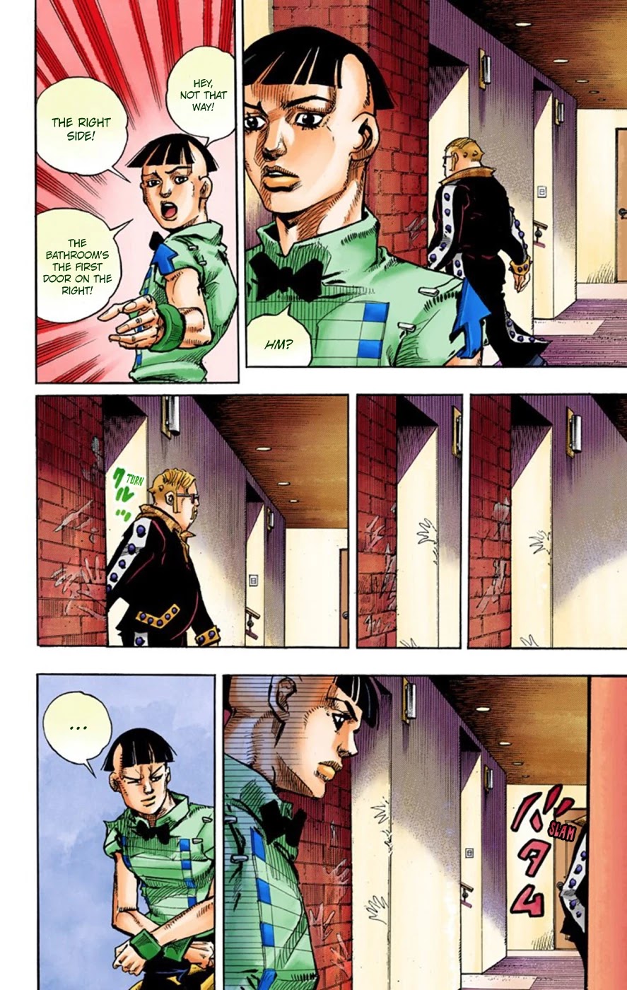 JoJo's Bizarre Adventure Part 8 - JoJolion (Official Colored) Chapter 48 page 20 - Chapter 48: Hato-chan Brought a Boyfriend Over Part 2