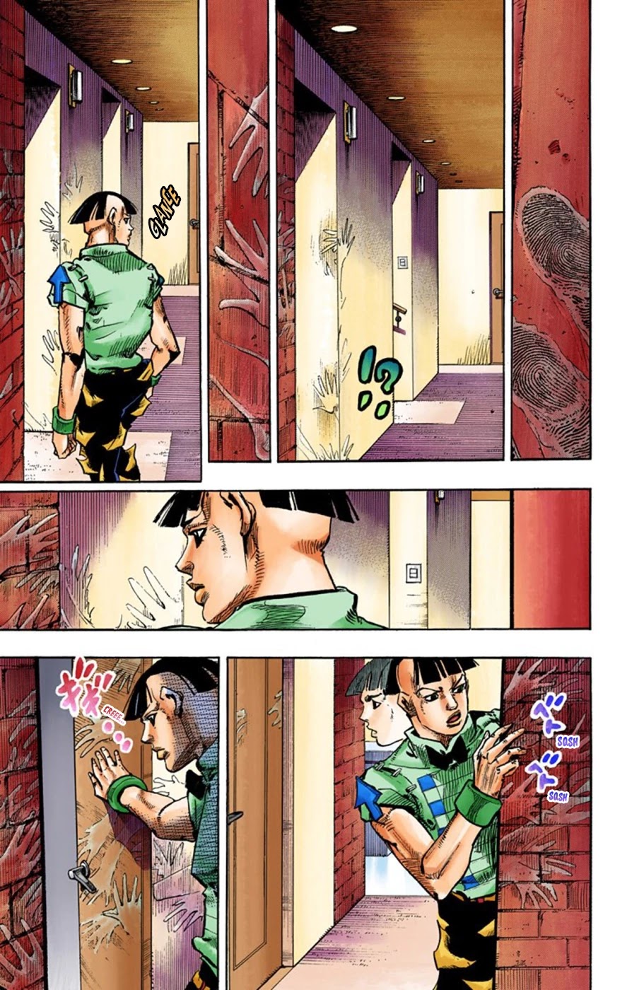 JoJo's Bizarre Adventure Part 8 - JoJolion (Official Colored) Chapter 48 page 21 - Chapter 48: Hato-chan Brought a Boyfriend Over Part 2