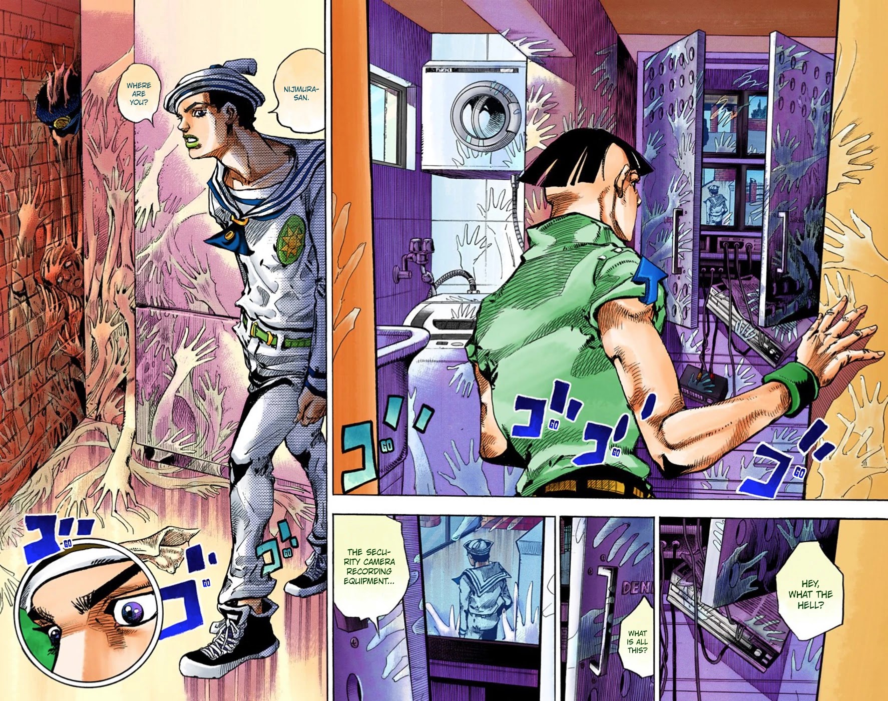 JoJo's Bizarre Adventure Part 8 - JoJolion (Official Colored) Chapter 48 page 22 - Chapter 48: Hato-chan Brought a Boyfriend Over Part 2