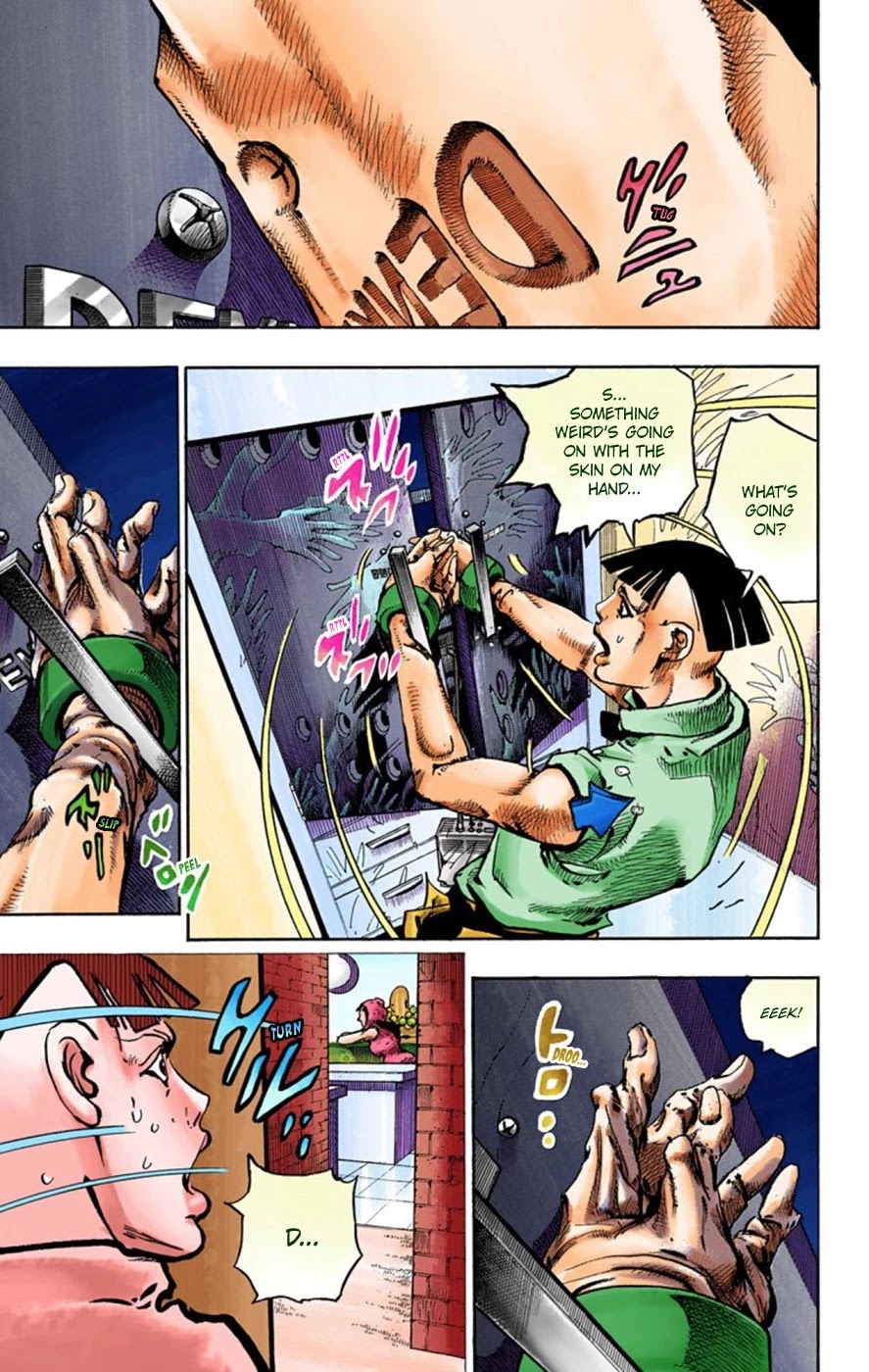 JoJo's Bizarre Adventure Part 8 - JoJolion (Official Colored) Chapter 48 page 26 - Chapter 48: Hato-chan Brought a Boyfriend Over Part 2