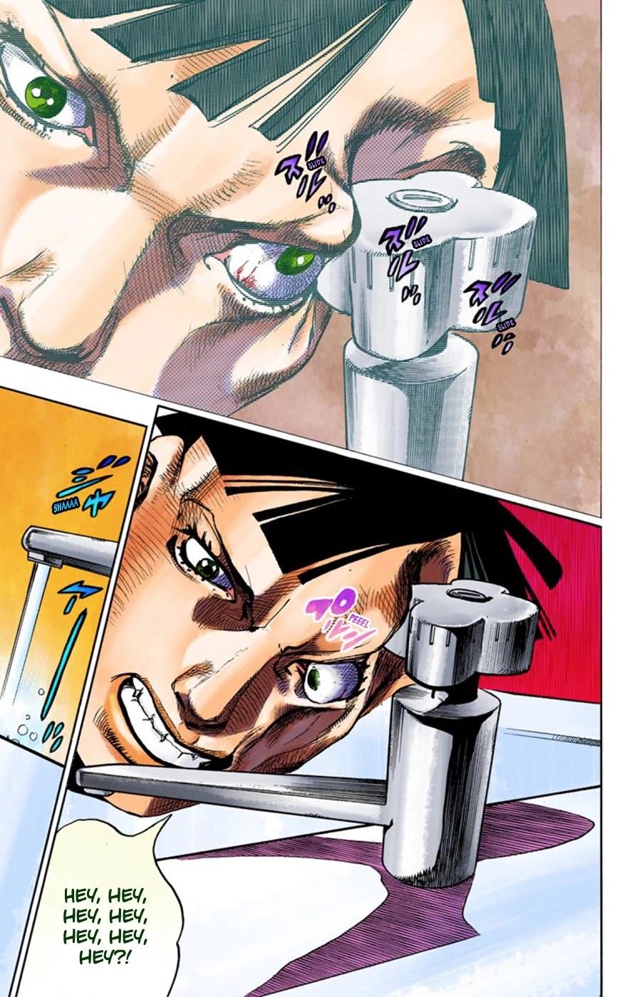 JoJo's Bizarre Adventure Part 8 - JoJolion (Official Colored) Chapter 48 page 28 - Chapter 48: Hato-chan Brought a Boyfriend Over Part 2
