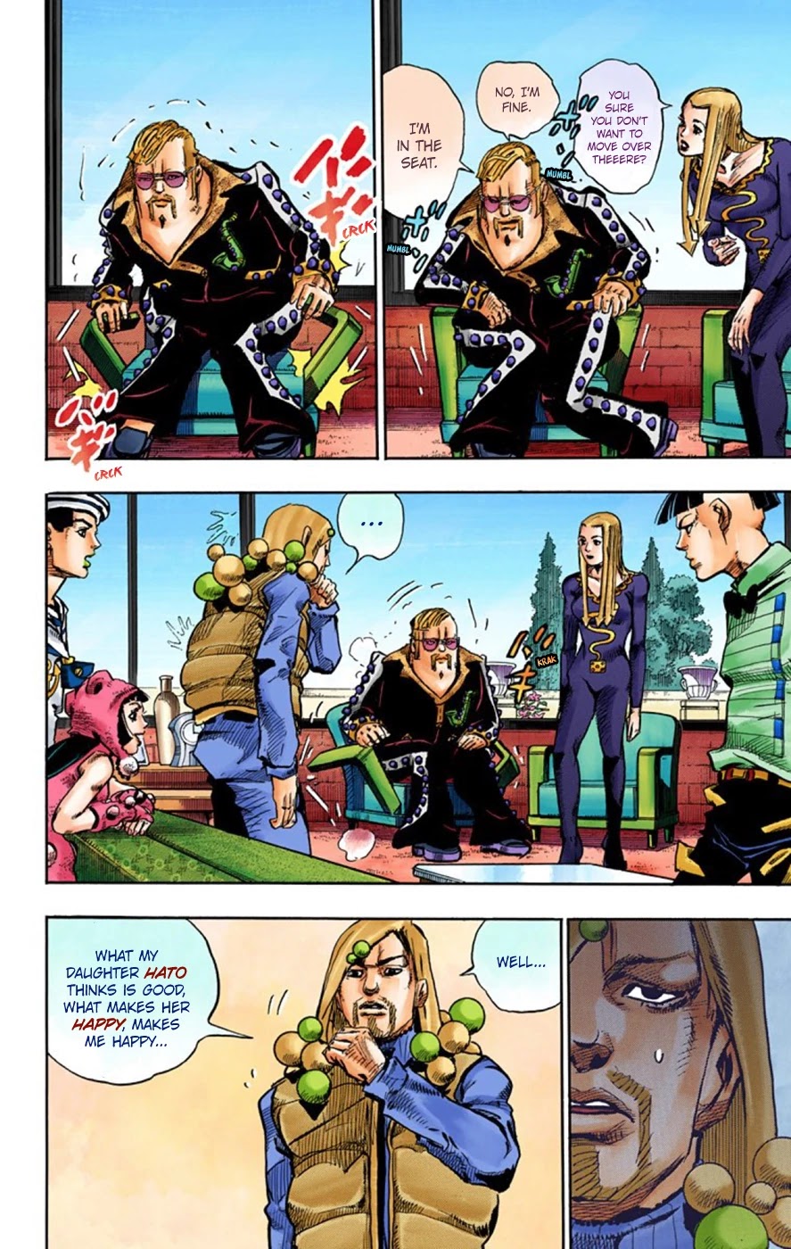 JoJo's Bizarre Adventure Part 8 - JoJolion (Official Colored) Chapter 48 page 3 - Chapter 48: Hato-chan Brought a Boyfriend Over Part 2