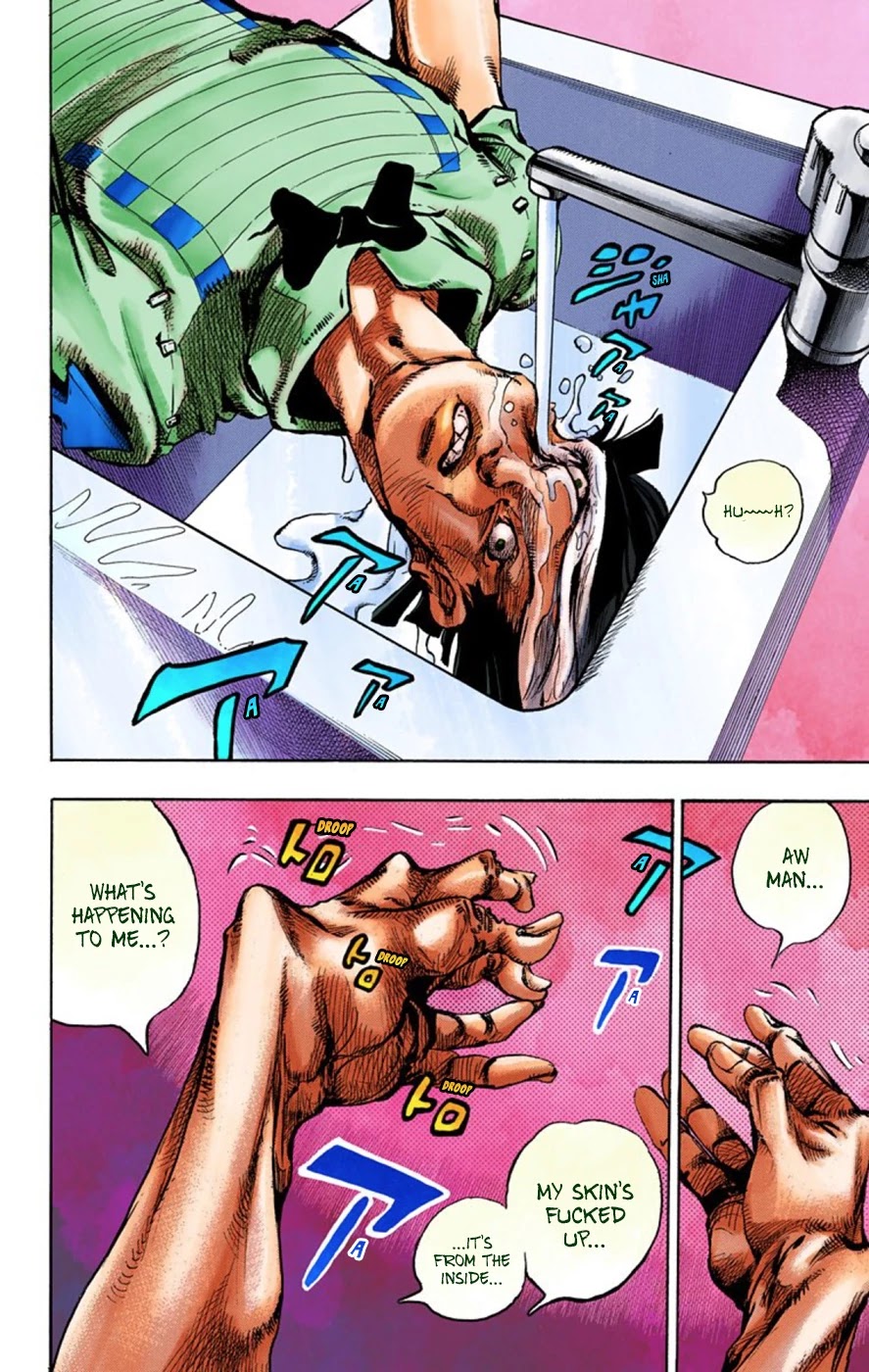 JoJo's Bizarre Adventure Part 8 - JoJolion (Official Colored) Chapter 48 page 30 - Chapter 48: Hato-chan Brought a Boyfriend Over Part 2