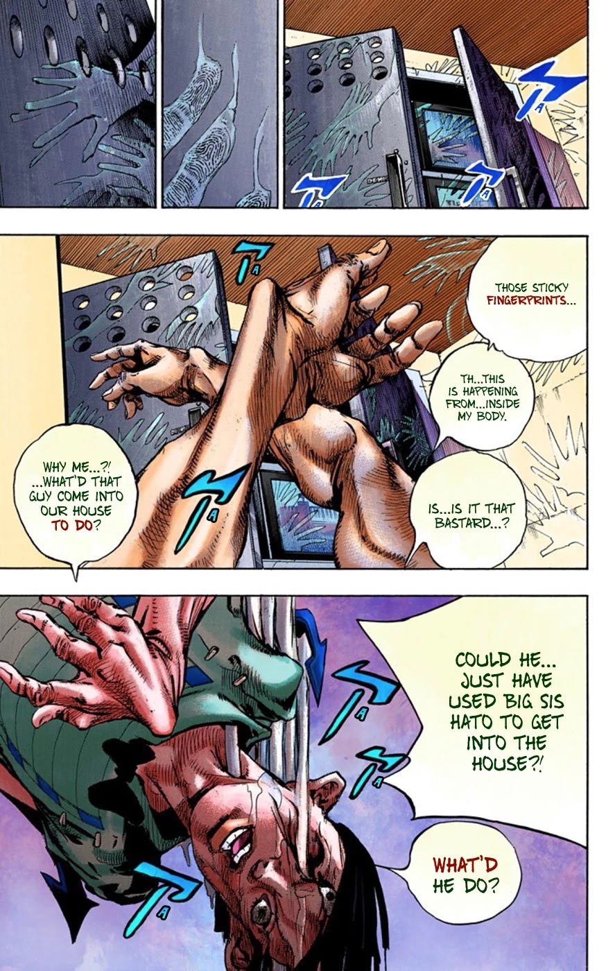 JoJo's Bizarre Adventure Part 8 - JoJolion (Official Colored) Chapter 48 page 31 - Chapter 48: Hato-chan Brought a Boyfriend Over Part 2