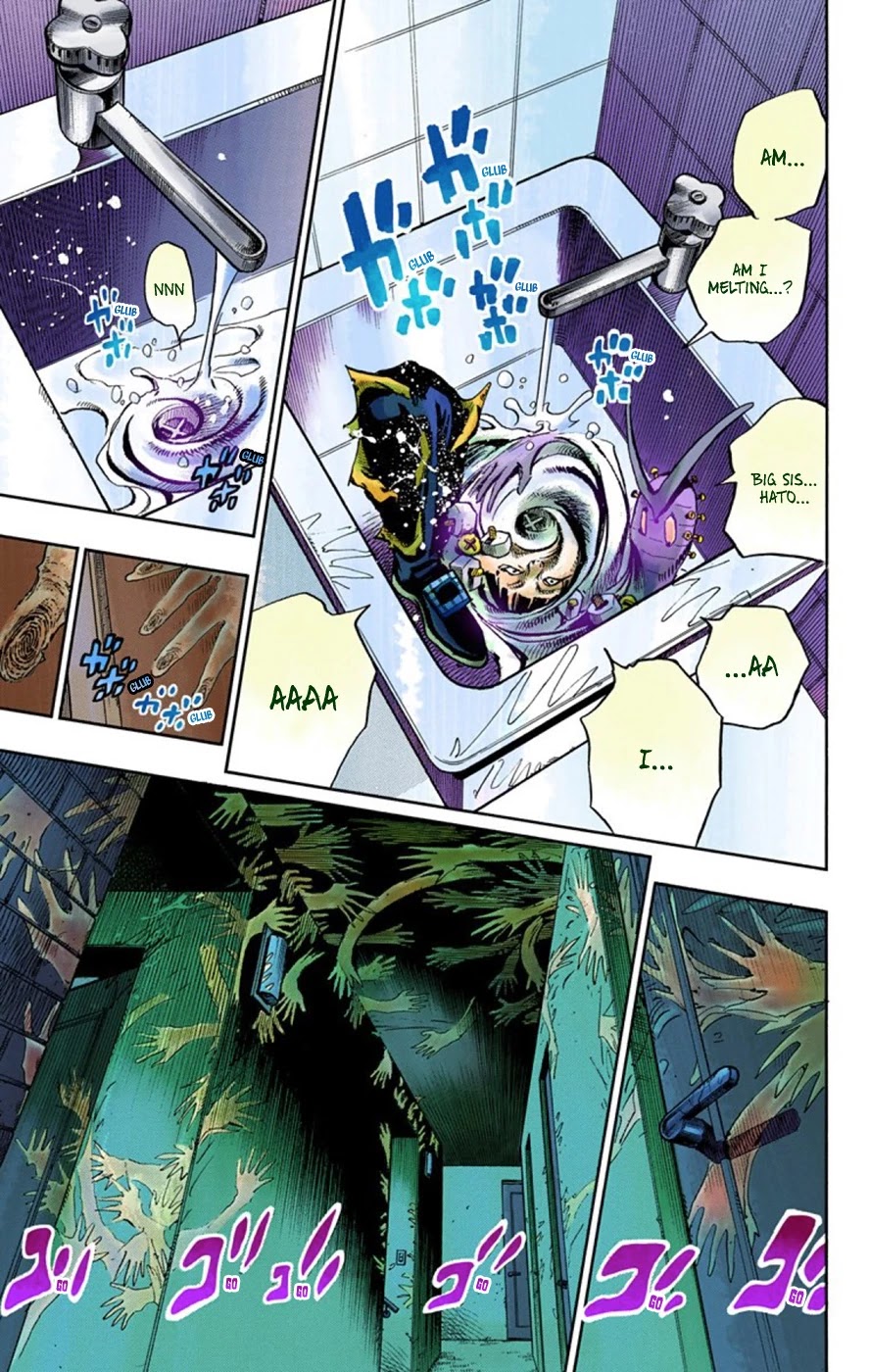 JoJo's Bizarre Adventure Part 8 - JoJolion (Official Colored) Chapter 48 page 33 - Chapter 48: Hato-chan Brought a Boyfriend Over Part 2