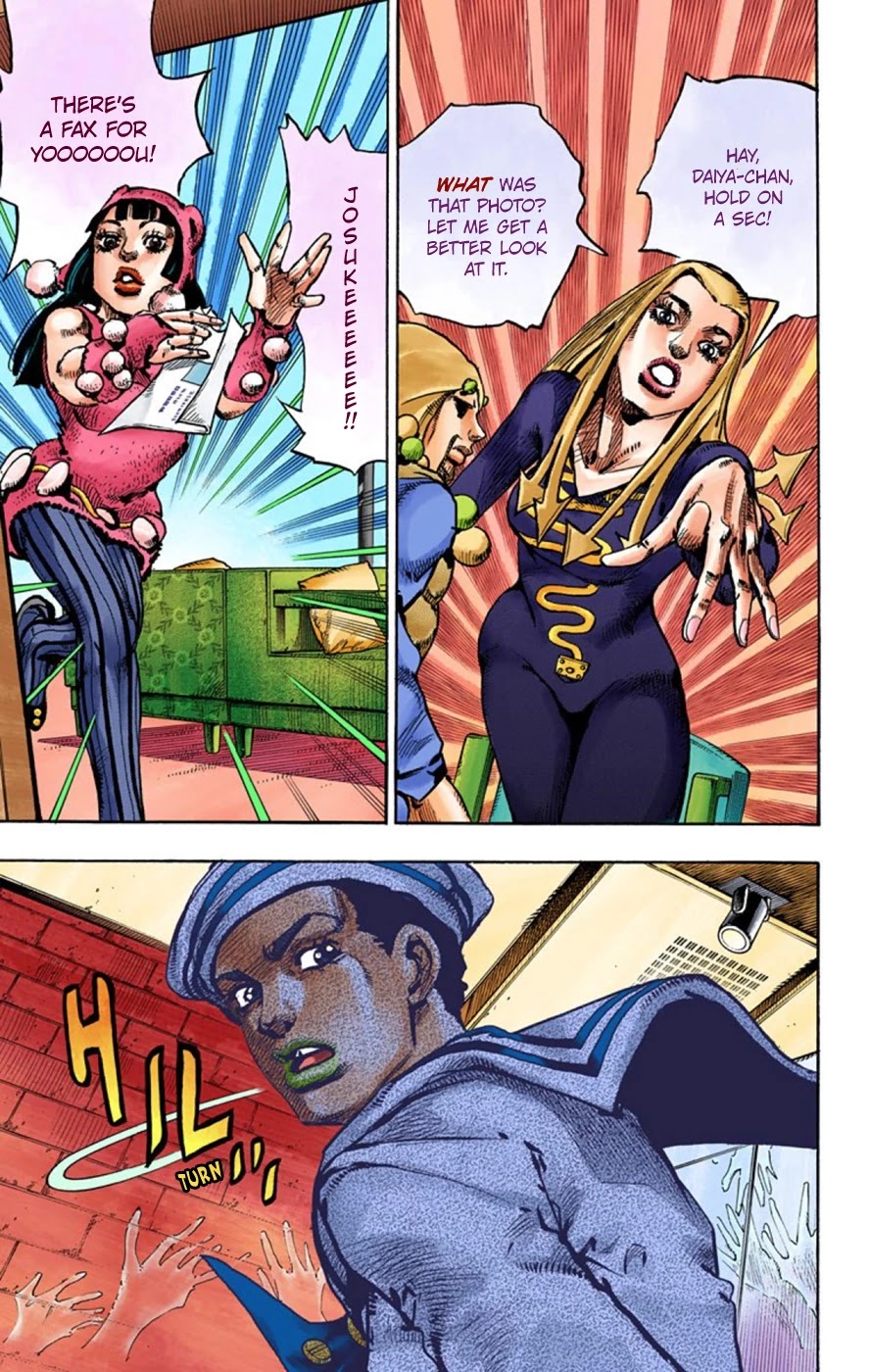 JoJo's Bizarre Adventure Part 8 - JoJolion (Official Colored) Chapter 48 page 36 - Chapter 48: Hato-chan Brought a Boyfriend Over Part 2