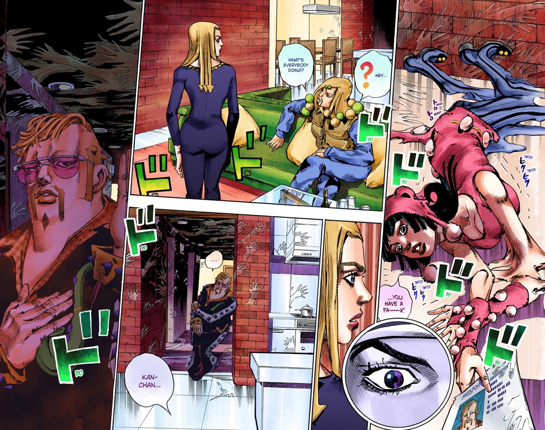 JoJo's Bizarre Adventure Part 8 - JoJolion (Official Colored) Chapter 48 page 39 - Chapter 48: Hato-chan Brought a Boyfriend Over Part 2
