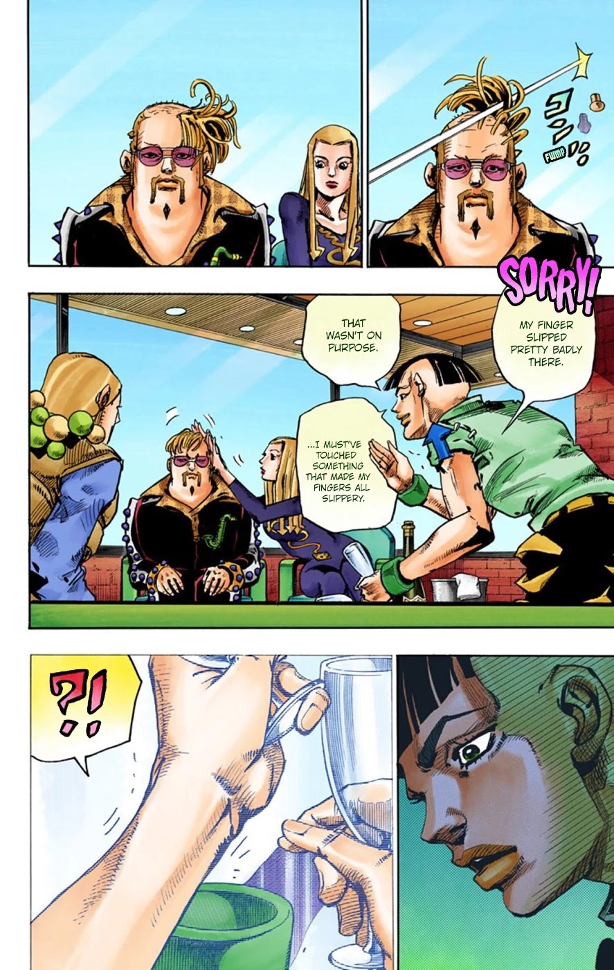 JoJo's Bizarre Adventure Part 8 - JoJolion (Official Colored) Chapter 48 page 7 - Chapter 48: Hato-chan Brought a Boyfriend Over Part 2