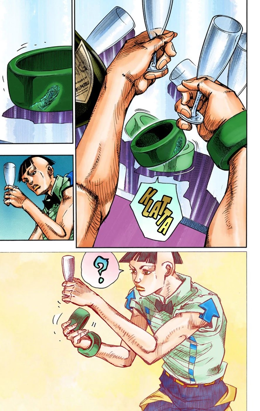 JoJo's Bizarre Adventure Part 8 - JoJolion (Official Colored) Chapter 48 page 8 - Chapter 48: Hato-chan Brought a Boyfriend Over Part 2