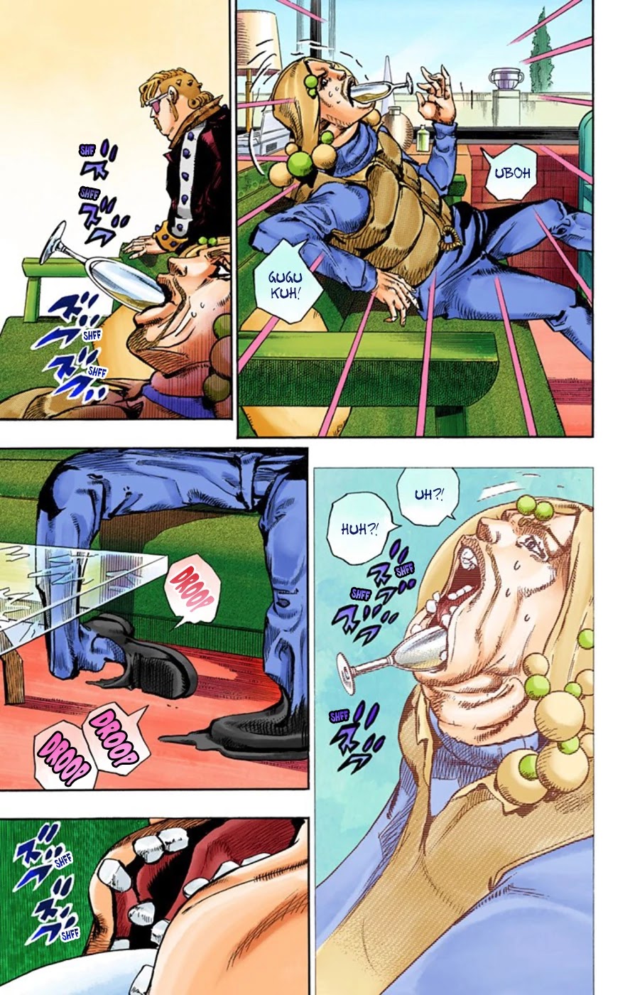 JoJo's Bizarre Adventure Part 8 - JoJolion (Official Colored) Chapter 49 page 12 - Chapter 49: Hato-chan Brought a Boyfriend Over Part 3