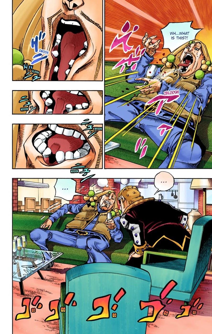 JoJo's Bizarre Adventure Part 8 - JoJolion (Official Colored) Chapter 49 page 13 - Chapter 49: Hato-chan Brought a Boyfriend Over Part 3