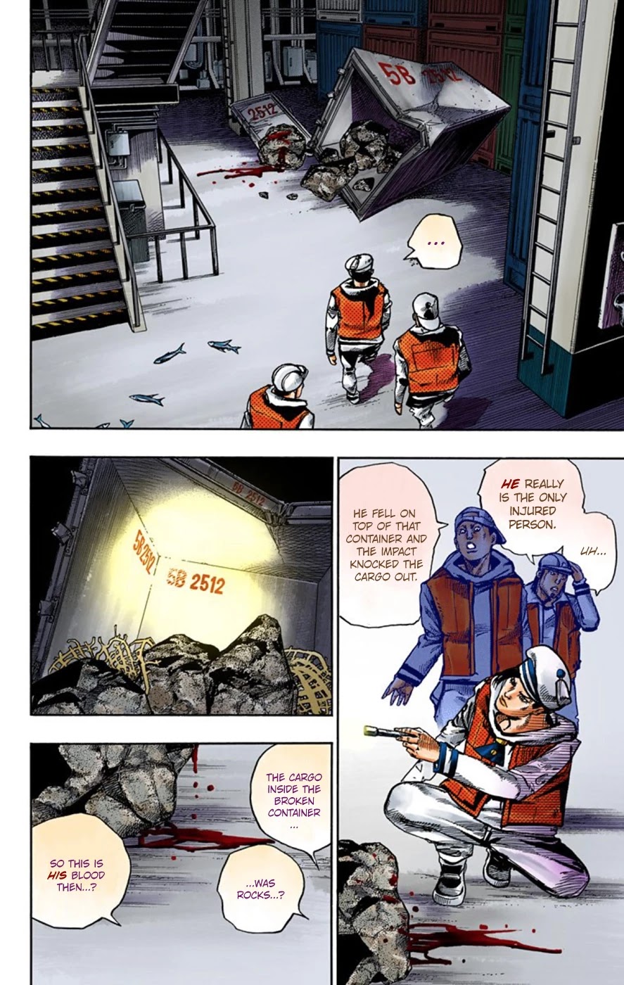 JoJo's Bizarre Adventure Part 8 - JoJolion (Official Colored) Chapter 49 page 23 - Chapter 49: Hato-chan Brought a Boyfriend Over Part 3