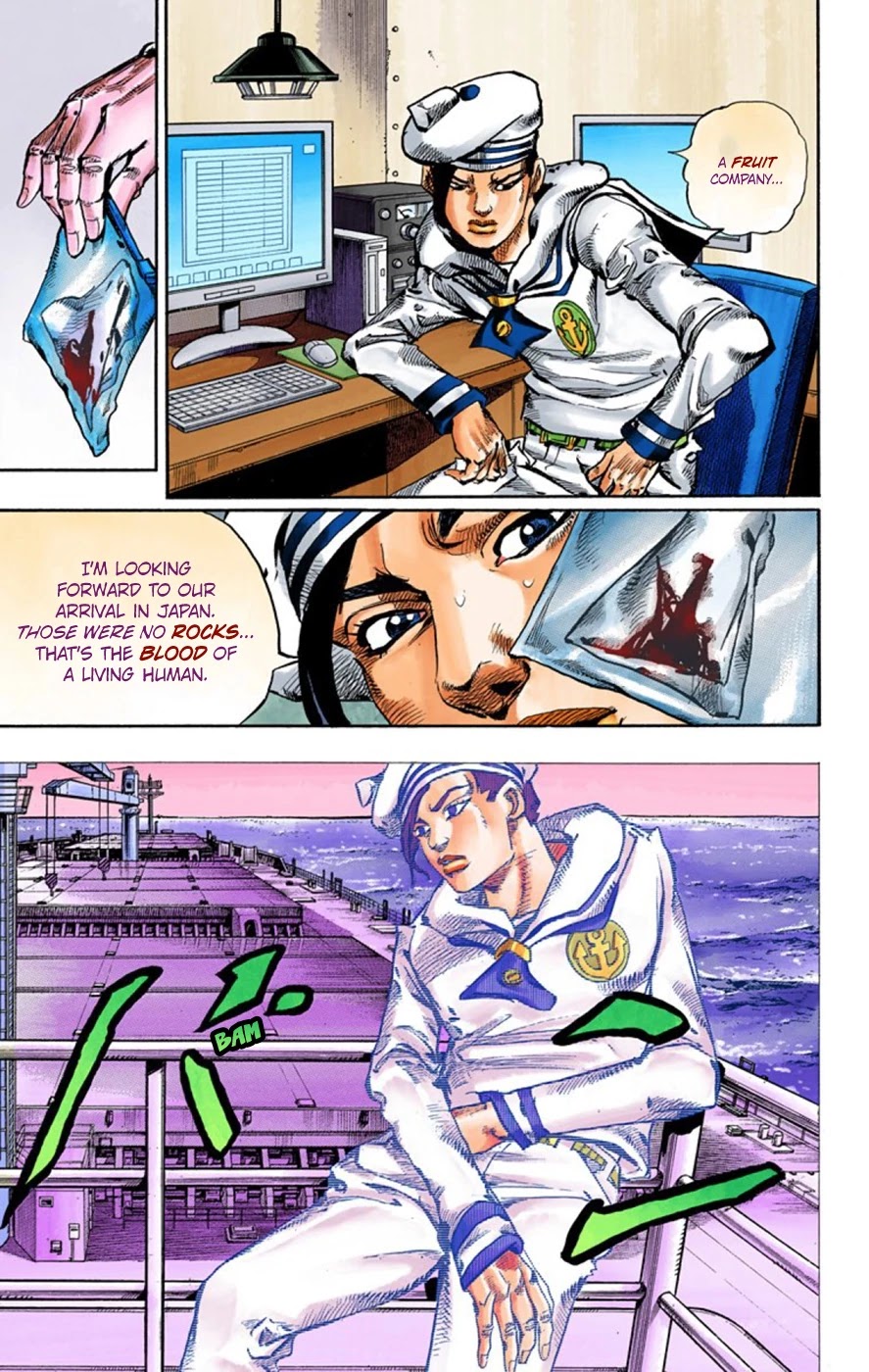 JoJo's Bizarre Adventure Part 8 - JoJolion (Official Colored) Chapter 49 page 28 - Chapter 49: Hato-chan Brought a Boyfriend Over Part 3