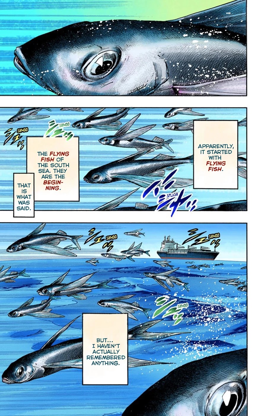 JoJo's Bizarre Adventure Part 8 - JoJolion (Official Colored) Chapter 49 page 3 - Chapter 49: Hato-chan Brought a Boyfriend Over Part 3