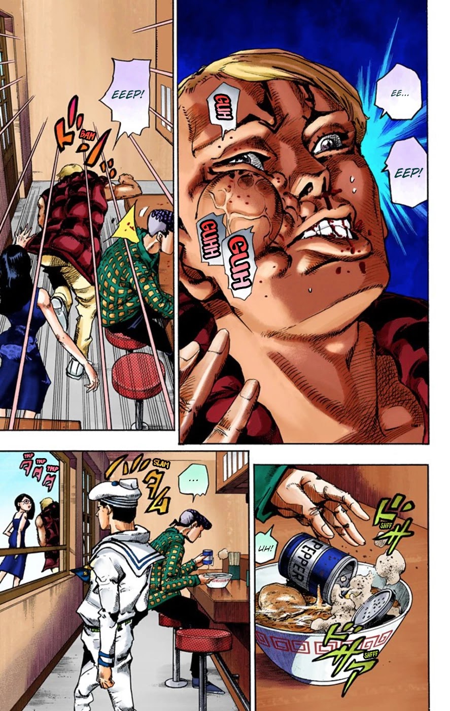 JoJo's Bizarre Adventure Part 8 - JoJolion (Official Colored) Chapter 49 page 31 - Chapter 49: Hato-chan Brought a Boyfriend Over Part 3