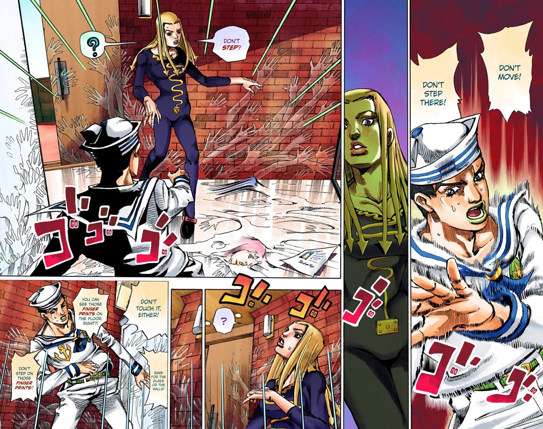 JoJo's Bizarre Adventure Part 8 - JoJolion (Official Colored) Chapter 49 page 38 - Chapter 49: Hato-chan Brought a Boyfriend Over Part 3