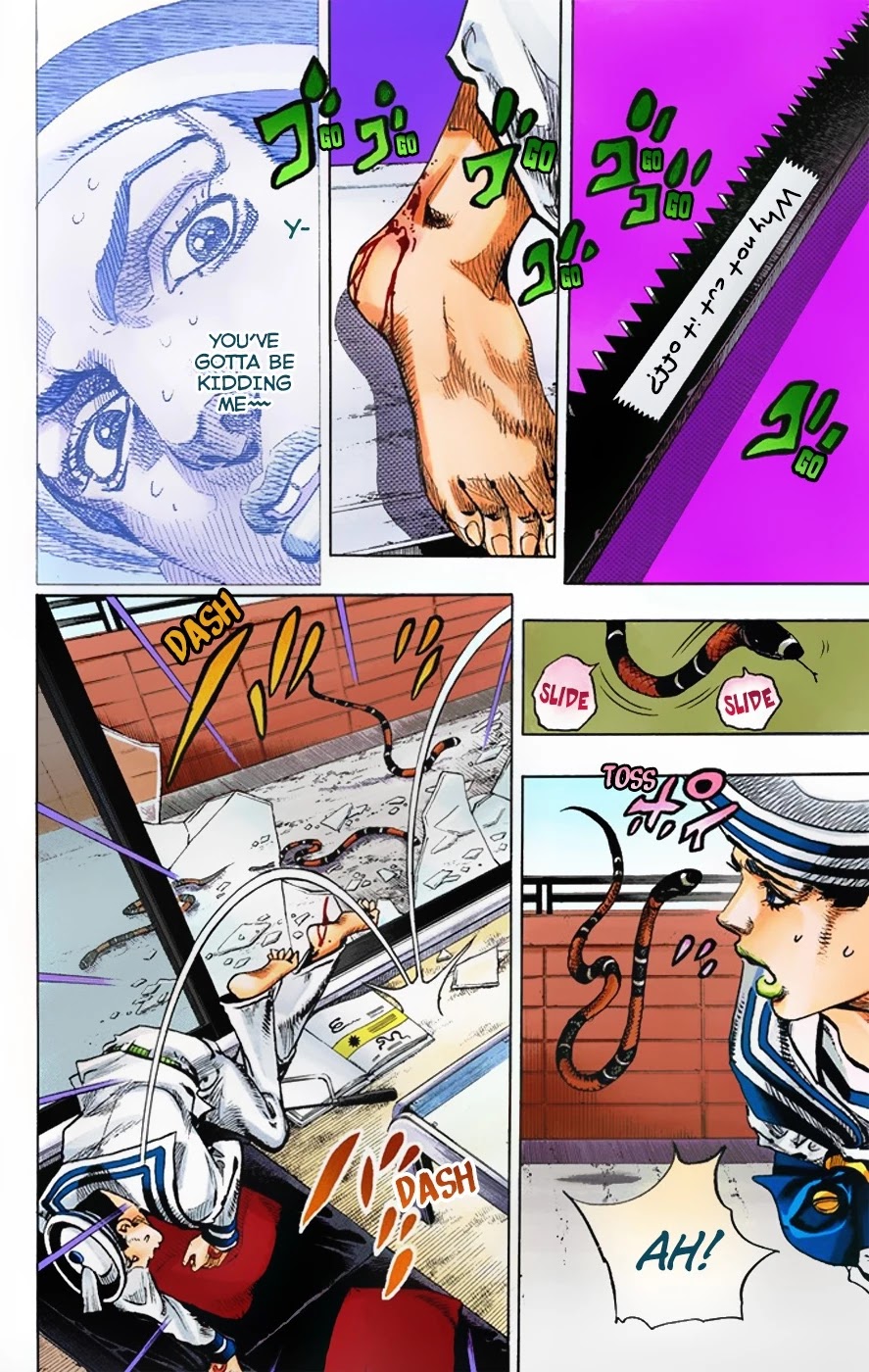 JoJo's Bizarre Adventure Part 8 - JoJolion (Official Colored) Chapter 5 page 11 - Chapter 5: Soft & Wet Part 4